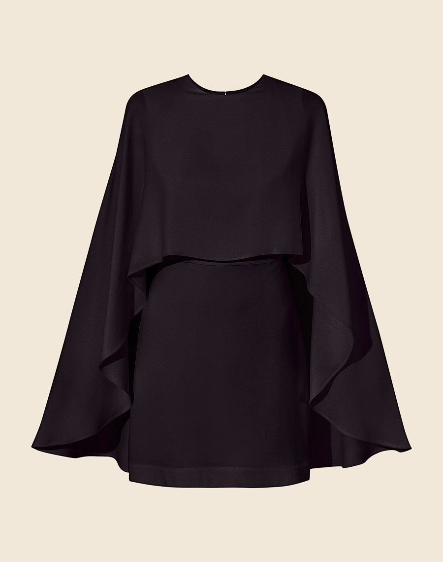 Vestido Curto Nick confeccionado em Crepe Patou.