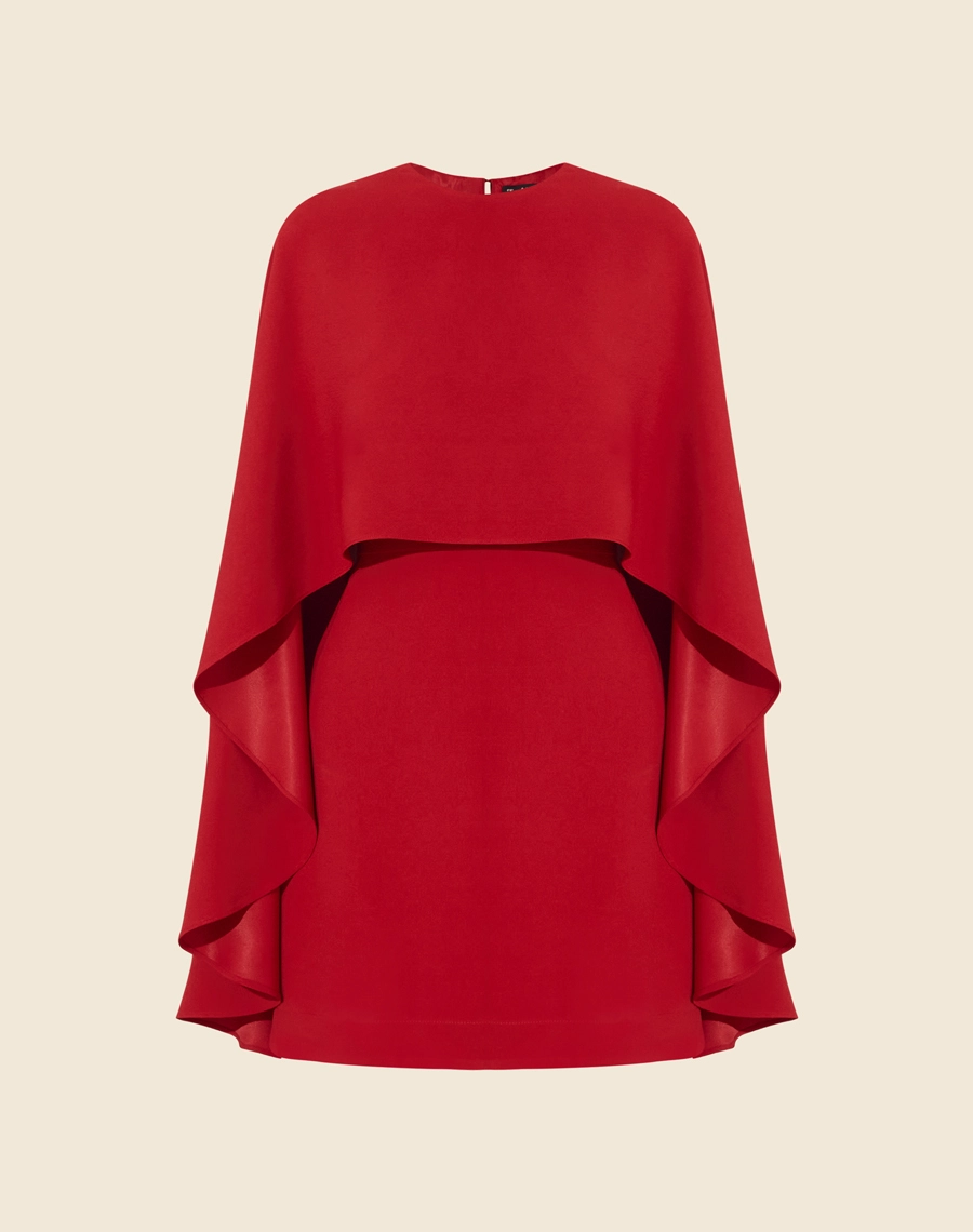 Vestido Curto Nick confeccionado em Crepe Patou.