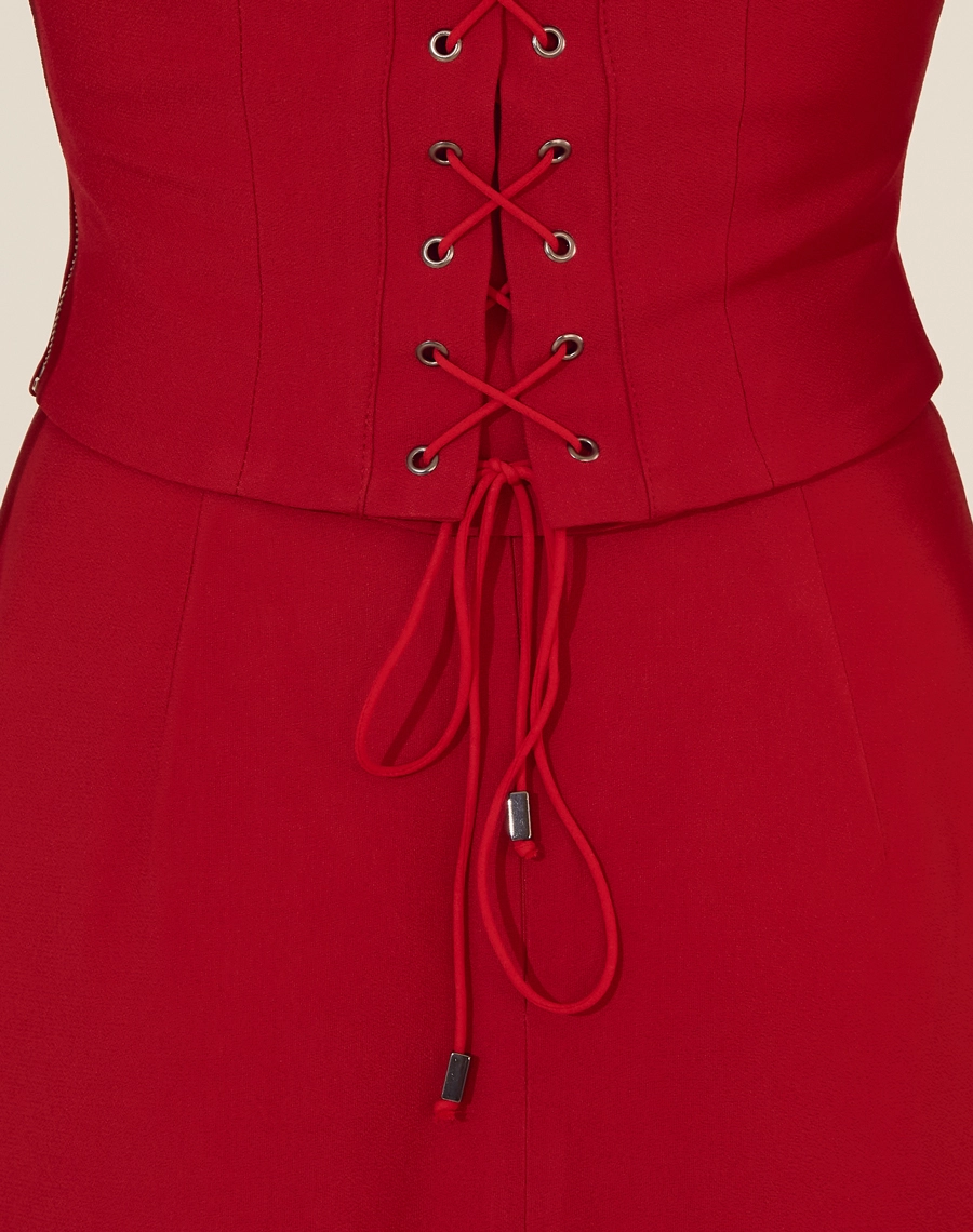 Top Luana confeccionado em Crepe Patou.