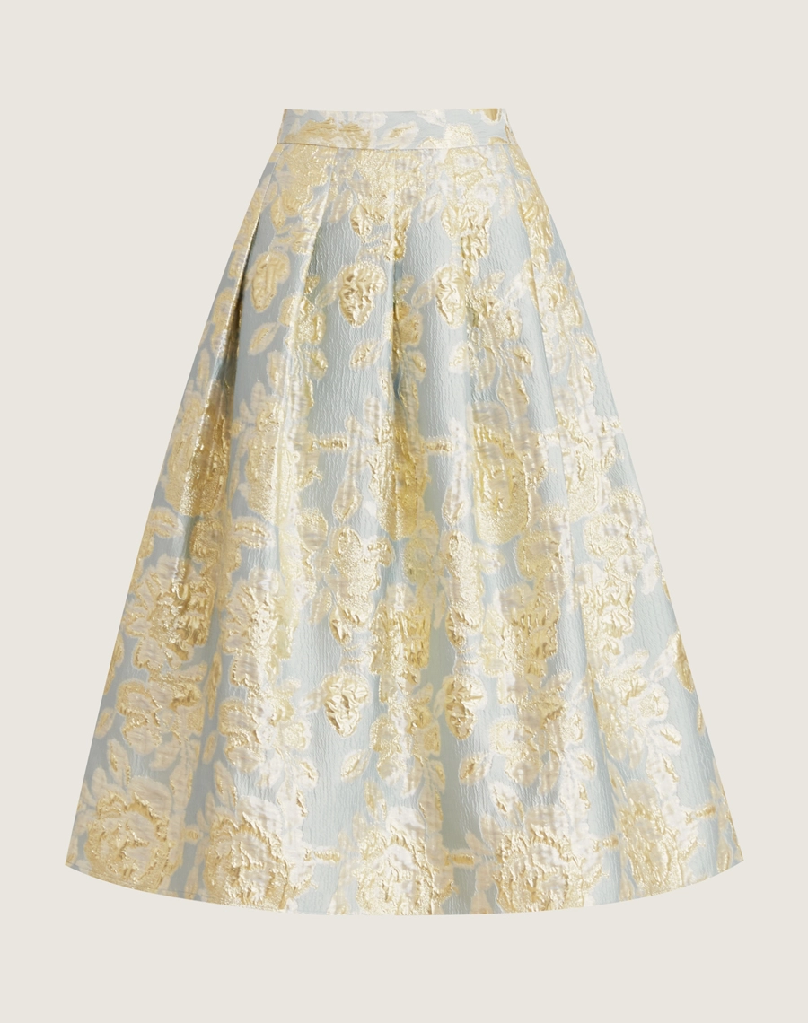 A Saia Midi Elisa é confeccionada em jacquard. Perfeita para transitar entre diferentes ocasiões, como coquetéis, jantares românticos e encontros especiais.