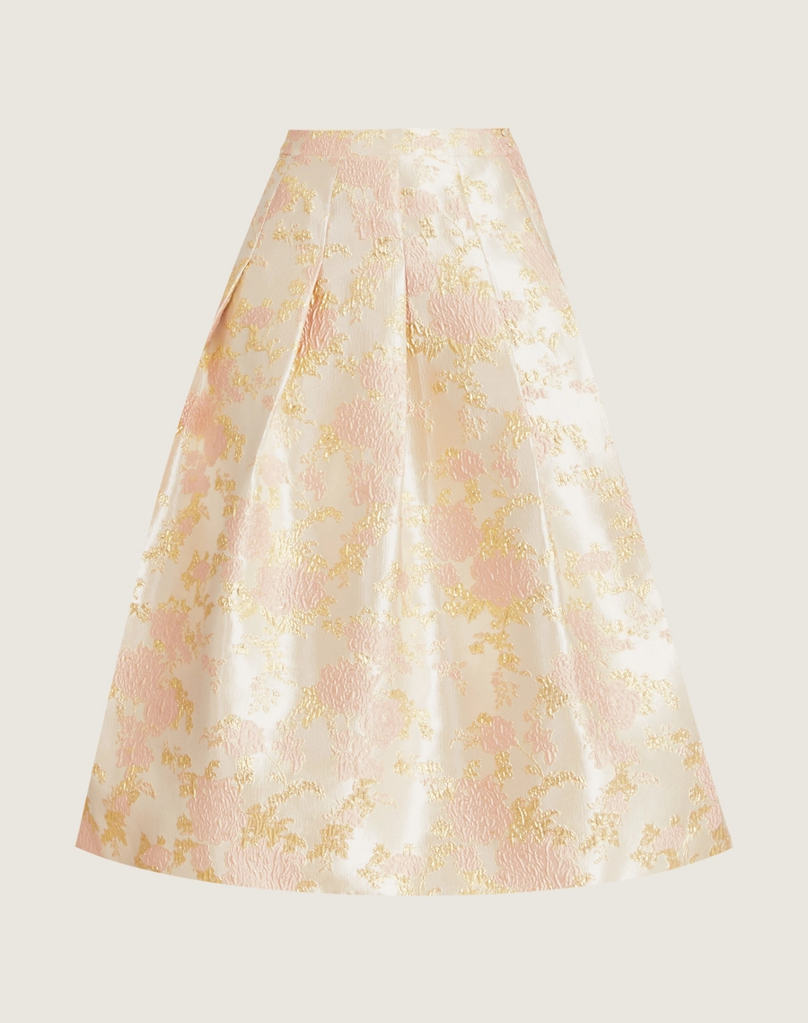 A Saia Midi Elisa é confeccionada em jacquard. Perfeita para transitar entre diferentes ocasiões, como coquetéis, jantares românticos e encontros especiais.