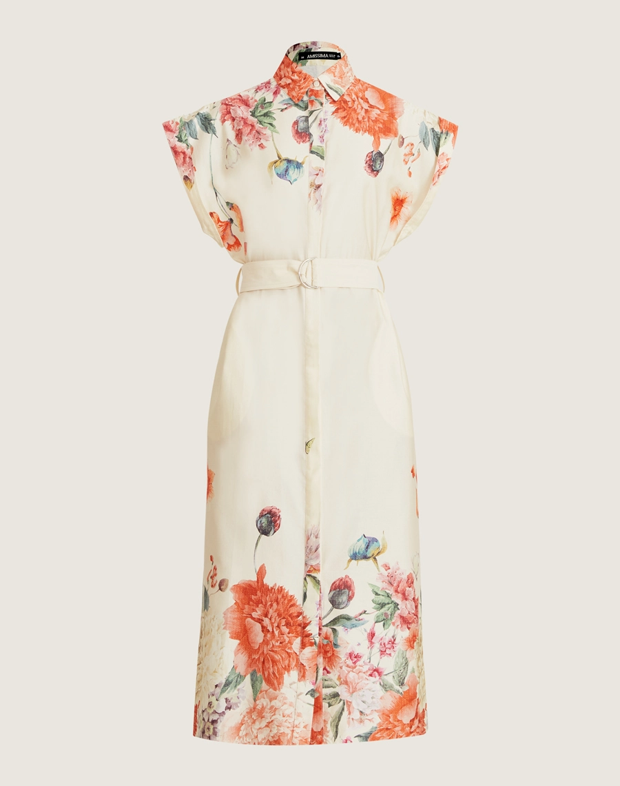 A Chemise Dalila é confeccionada em tricoline estampado. A estampa floral exclusiva Amissima adiciona delicadeza à peça, tornando-a perfeita para ocasiões do dia e da noite. Um look prático, elegante e versátil para qualquer momento. 