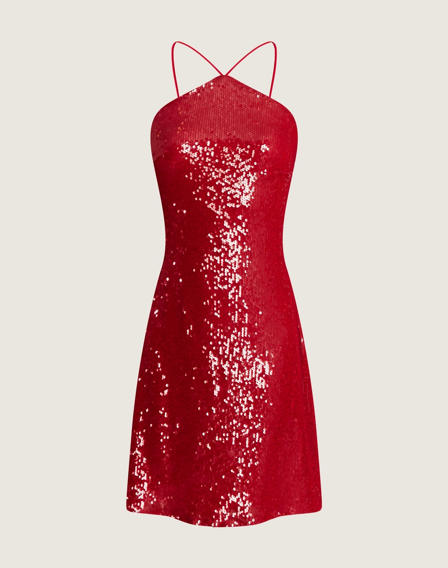 O Vestido Curto Elysa é confeccionado em paetê bordado. Ideal para festas, eventos noturnos ou ocasiões especiais, é a escolha perfeita para quem deseja brilhar com charme e estilo.