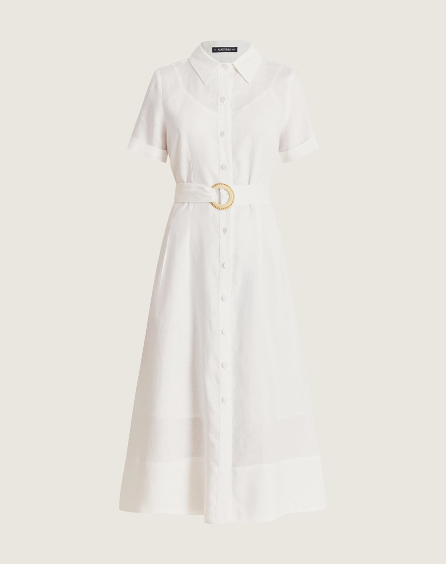 A Chemise Silvia é confeccionada em linho, tecido com toque rústico do linho com a praticidade, garantindo um tecido leve, fresco e com excelente caimento.