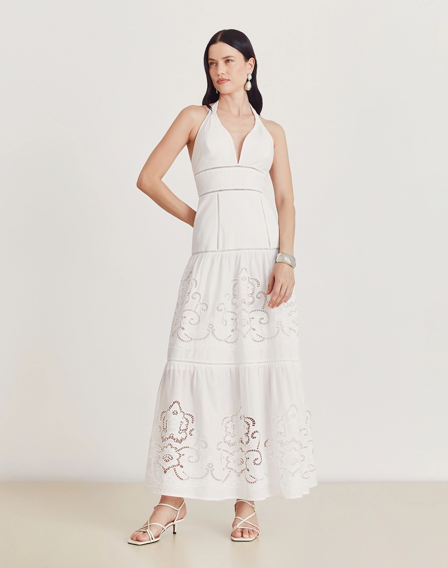 Amissima — Vestido Longo Perola
