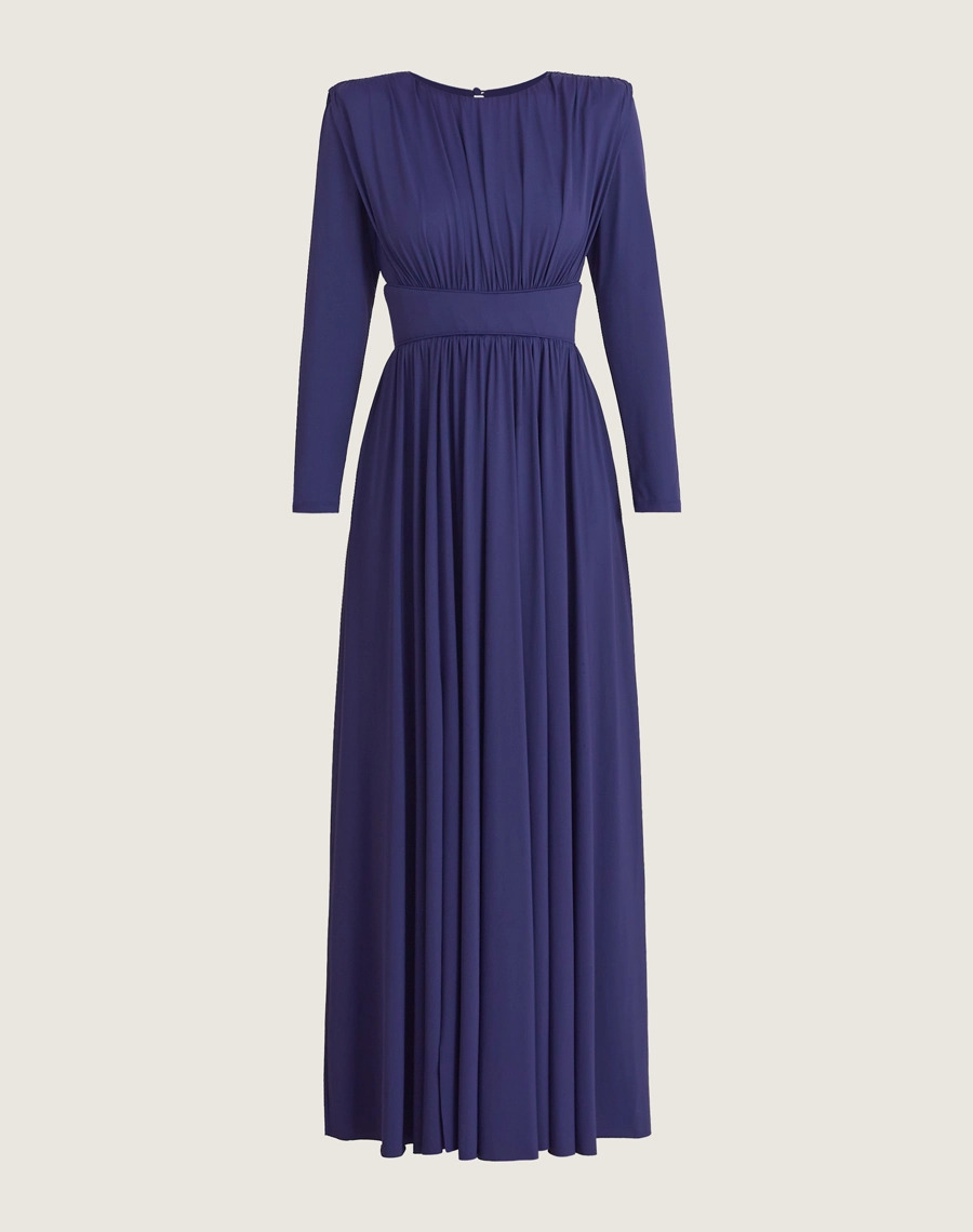 O Vestido Longo Melody é confeccionado em tecido Fluity, conhecido pelo toque extremamente macio, elasticidade confortável e caimento impecável.