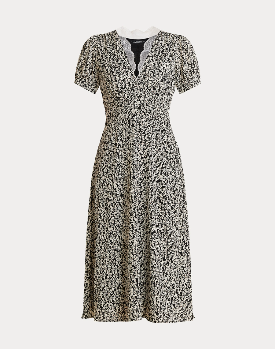 O Vestido Midi Elliana é confeccionado em crepinho estampado, tecido leve, fluido e confortável, ideal para os dias mais quentes da temporada. <br/>