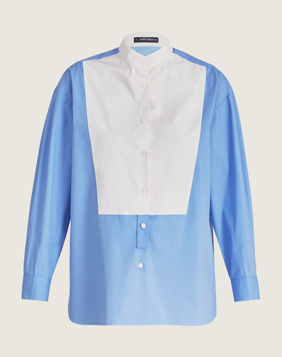 Camisa Angelina é confeccionada em Cotton Paper, tecido 100% algodão que oferece conforto, resistência e um toque macio ao vestir.