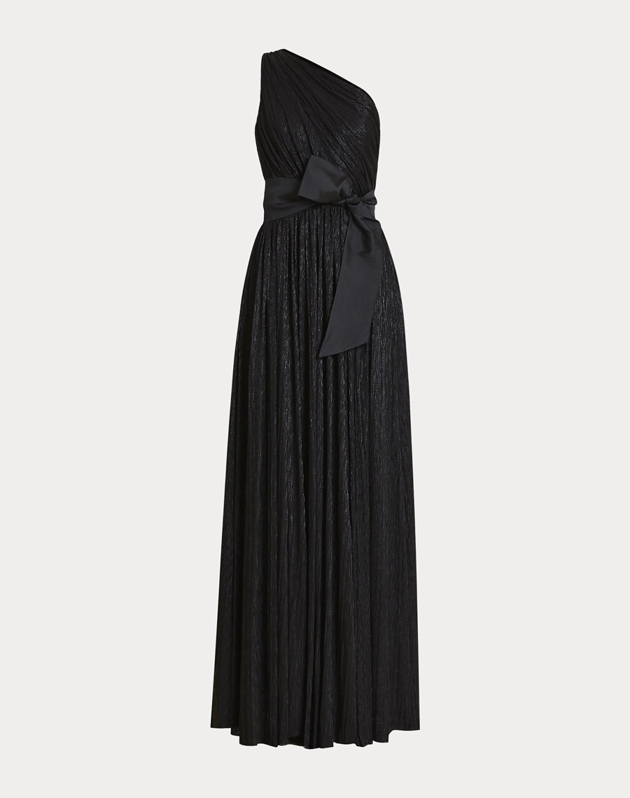 O Vestido Longo Pixy é confeccionado em Tecido Malha Plissada, tecido com acabamento luminoso e toque suave.