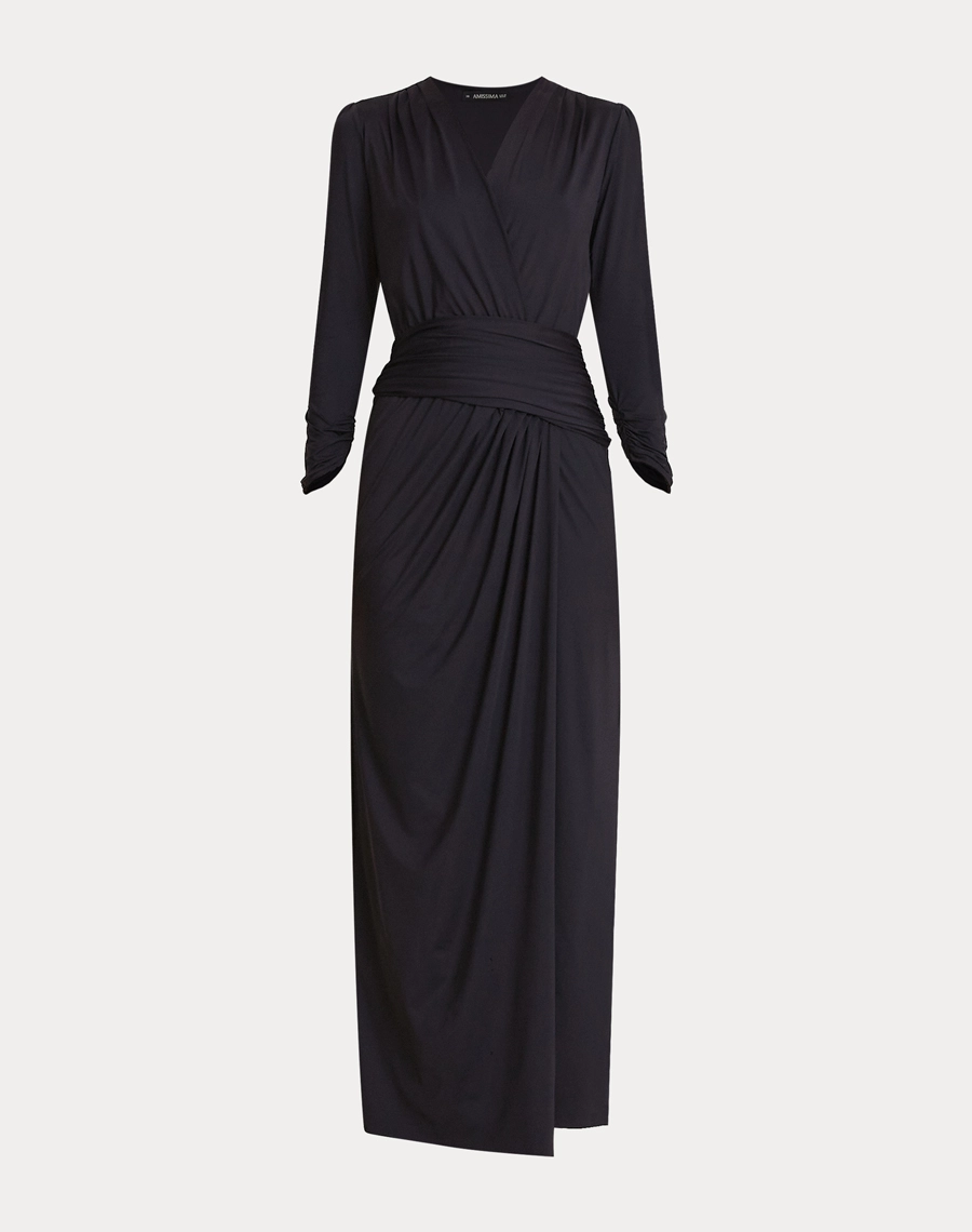 O Vestido Longo Zurik é confeccionado em Fluity, tecido conhecido pelo toque extremamente macio, elasticidade e caimento fluido que acompanha os movimentos com elegância.<BR/>