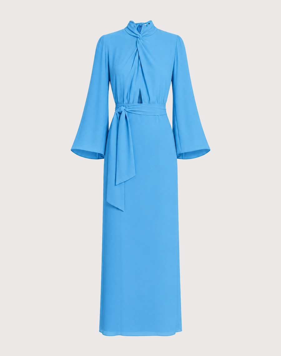 O Vestido Longo Alba é confeccionado em crepinho, tecido de toque macio, caimento leve e excelente fluidez.<br/>

