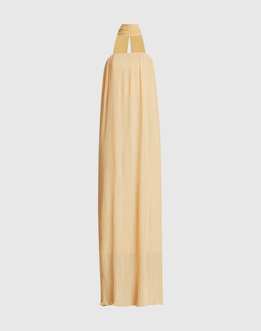 O Vestido Longo Art é confeccionado em crepinho plissado com textura delicada e caimento fluido, proporcionando leveza, movimento e um visual sofisticado.

<BR/>