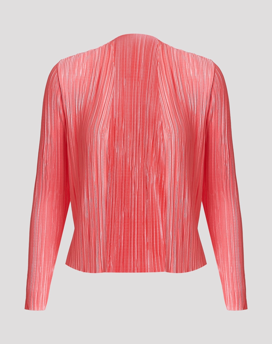 O Casaqueto Norah é confeccionado em malha plissada de alta elasticidade, com textura em relevo e caimento leve e fluido. <BR/> 