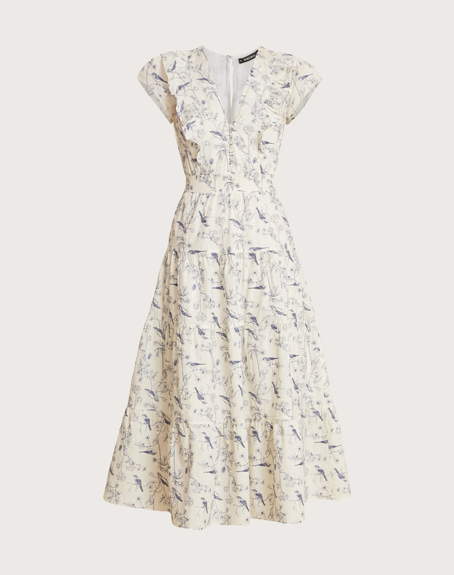 O Vestido Midi Carmem é confeccionado em cambraia, um tecido leve, fresco e de toque suave. <br/>