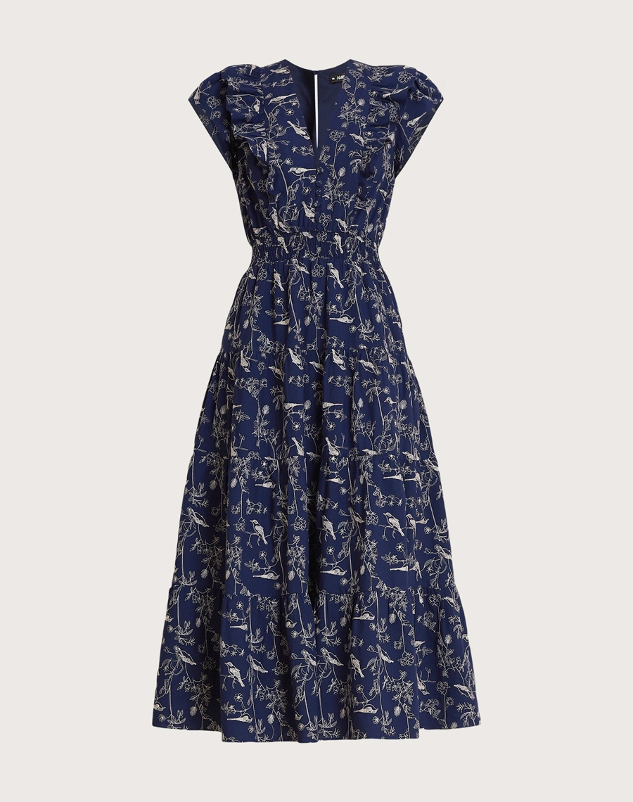 O Vestido Midi Carmem é confeccionado em cambraia, um tecido leve, fresco e de toque suave. <br/>