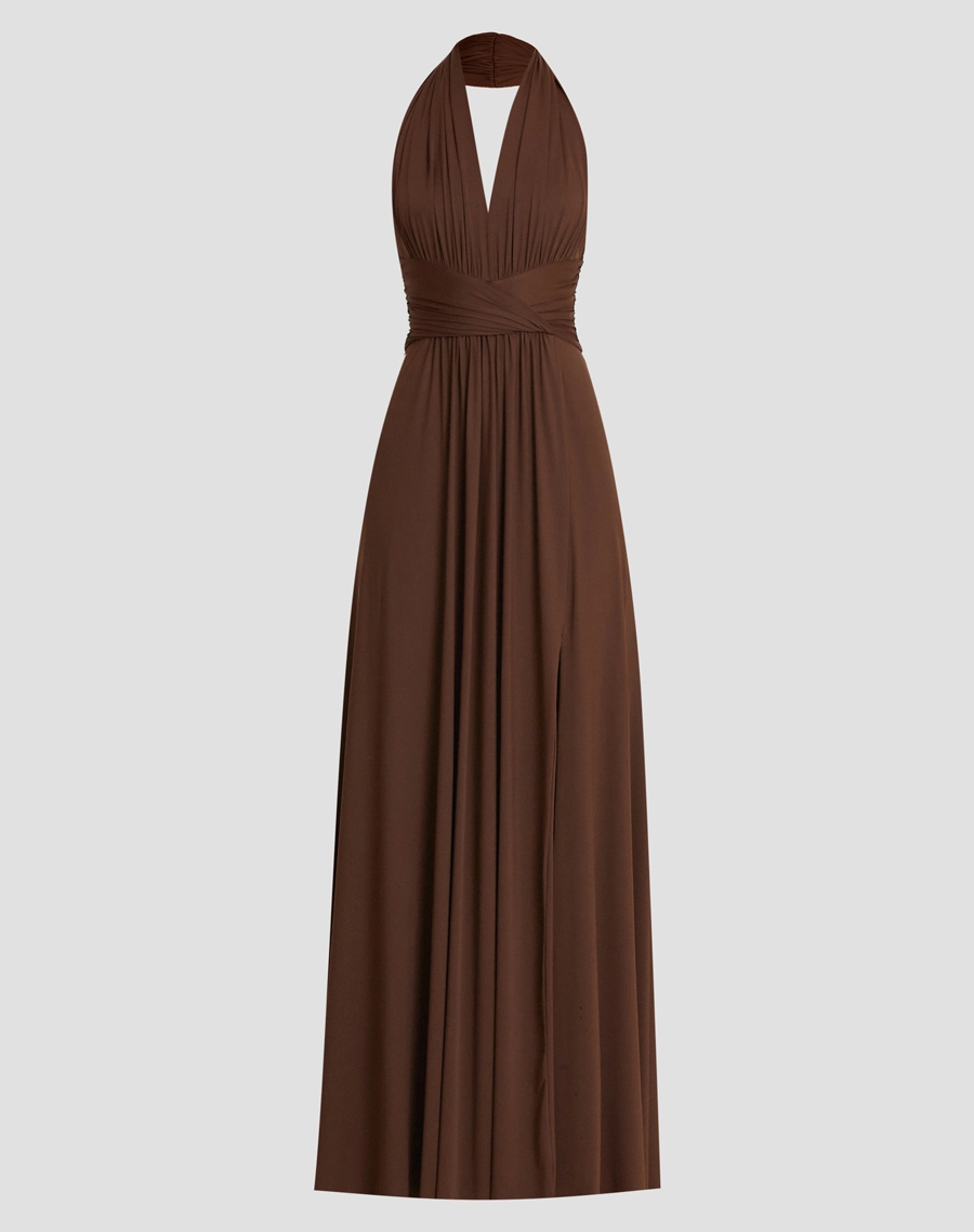 O Vestido Longo Niara é confeccionado em Malha Fluity, tecido leve, macio e de ótimo caimento, com toque suave e fluido. <br/>