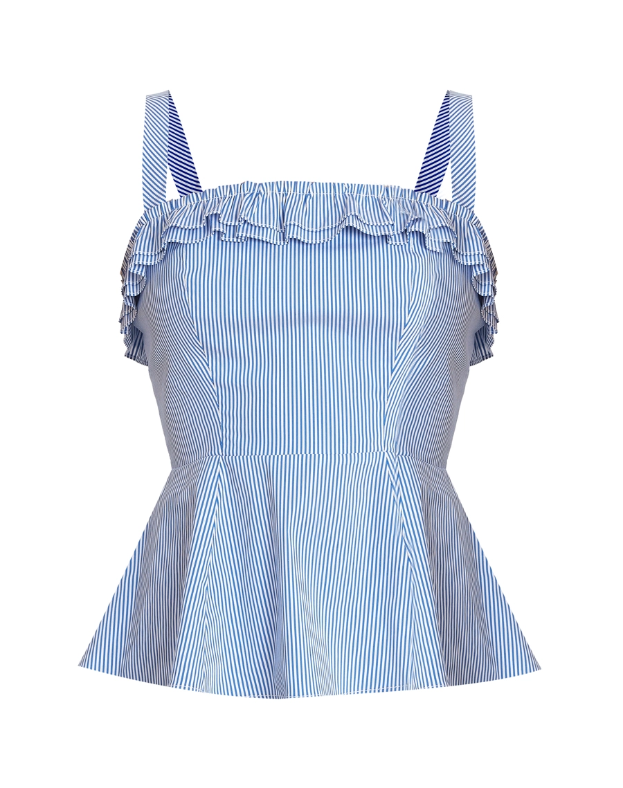 
O Top Rute é confeccionado em Cambraia Listrada, tecido leve, fresco e de aspecto delicado, ideal para uma proposta feminina e confortável. <br/>
