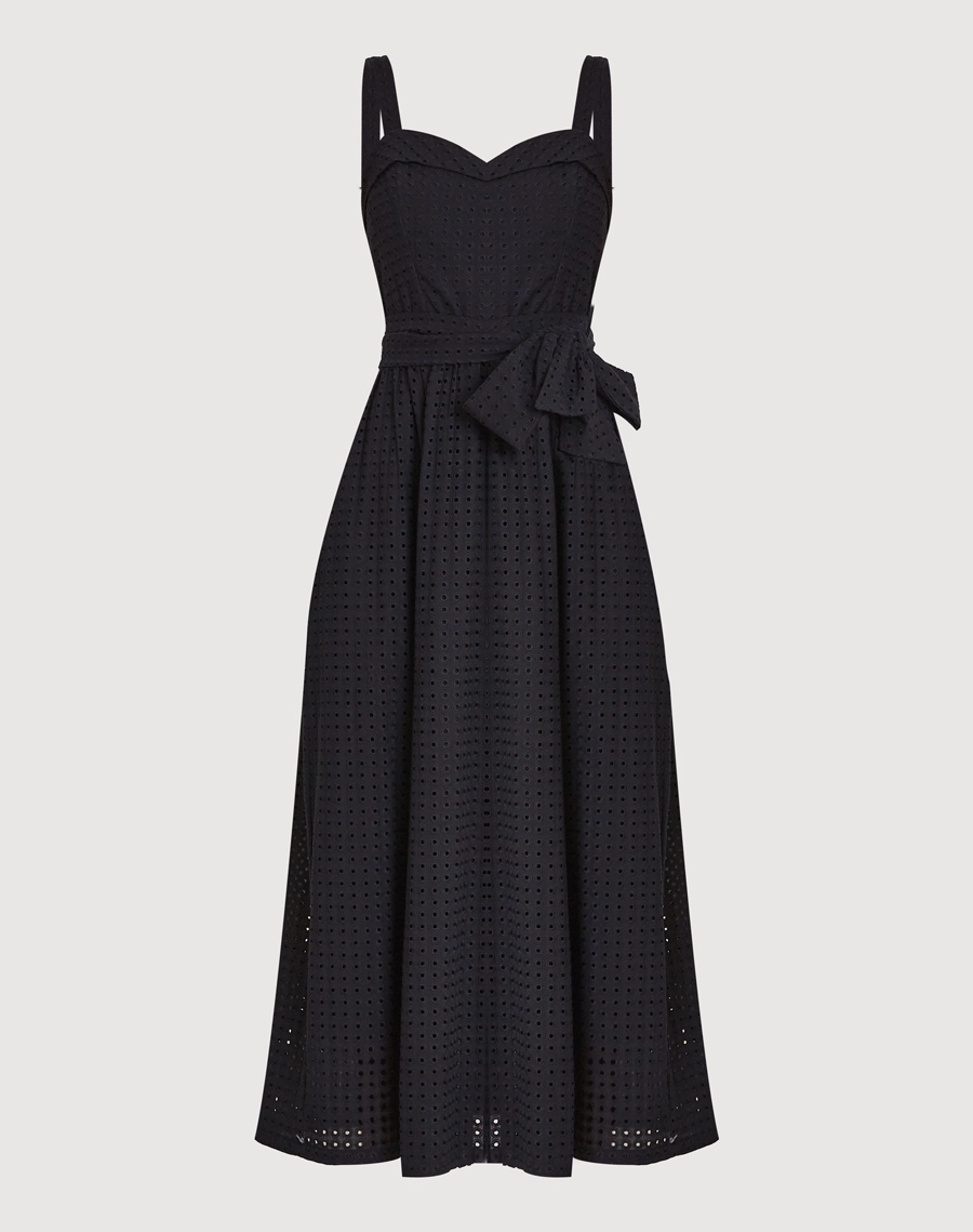Vestido Midi Nath é confeccionada em tecido Laise, que traz leveza, textura e um aspecto delicado ao visual. <br/>