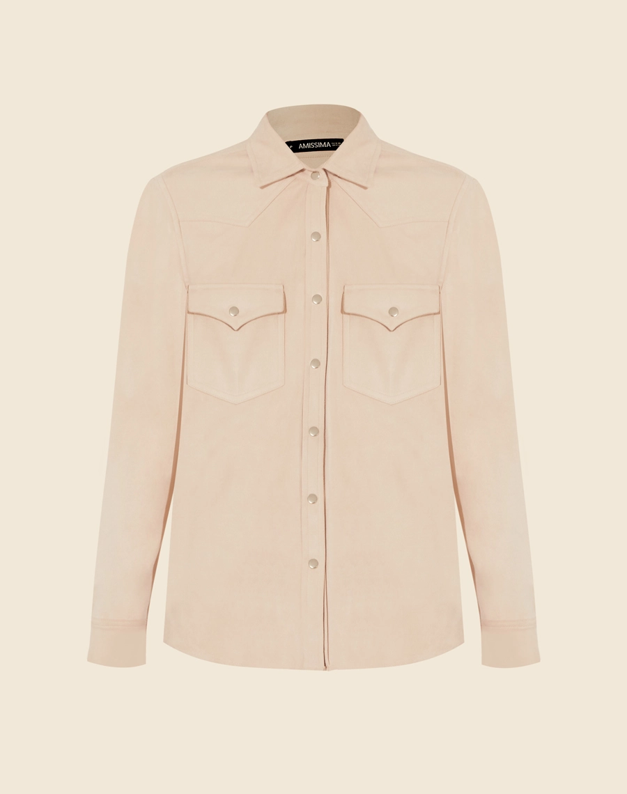 Camiza Arizona confeccionada em Suede.