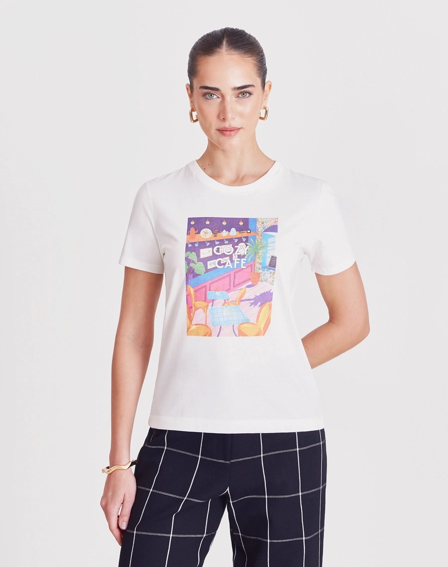Amissima — Camiseta Cozy Café